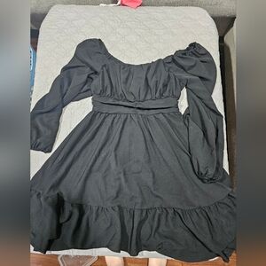 Shein black dress